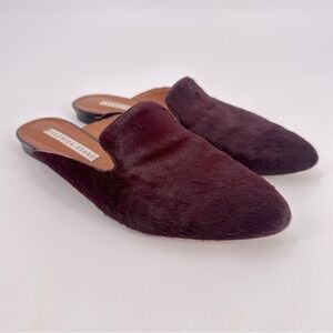 Veronica Beard Ponyhair Mules Slip On Shoes Size 39.5